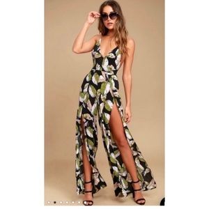 LULUS Tropical Print Jumpsuit